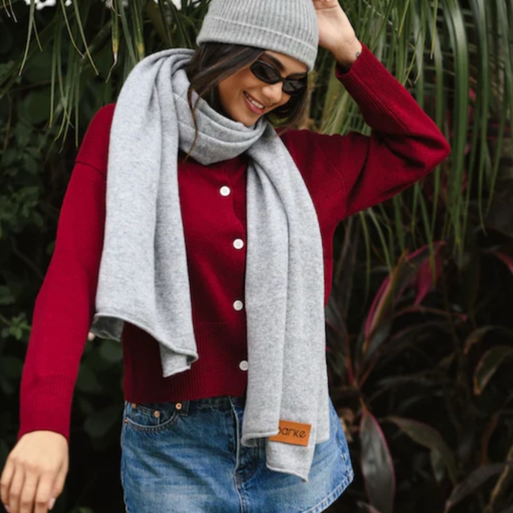 Parke grey scarf
